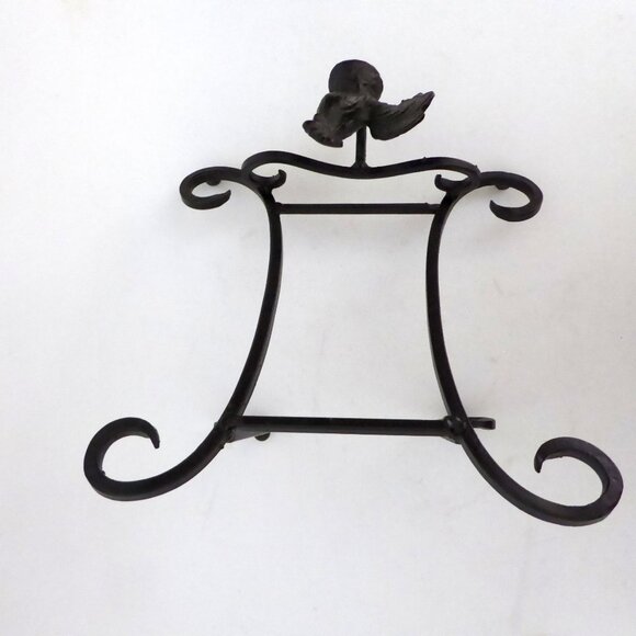NEW ROOSTER CHICKEN BLACK CAST IRON COOKBOOK RECIPE STAND EASEL HOLDER - Picture 7 of 8